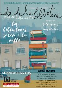 Cartel las bibliotecas salen a la calle