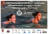 Cartel Natación Sincronizada