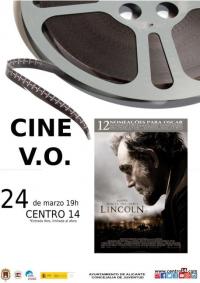 Imagen cartel cine V.O. de la película &quot;Lincoln&quot;