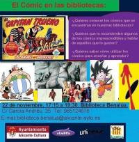 El comic en la biblioteca de Benalúa