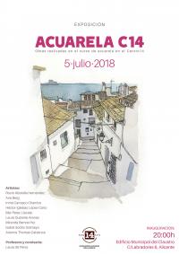 Exposición de las obras curso de Acuarela