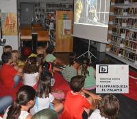 Un acto infantil celebrado fechas atrás en la biblioteca municipal de Villafranqueza