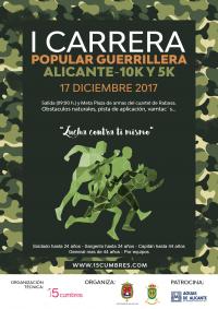 Cartel Carrera Guerrillera