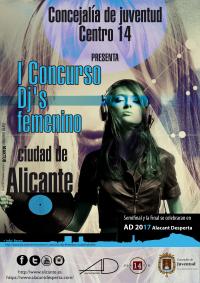 I Concurso Dj's en femenino ciudad de Alicante
