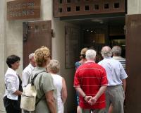 Accesos al Museo de Belenes, en el centro histórico