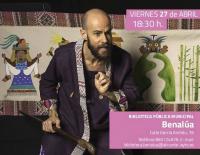 Cartel de Alberto Celdrán alusivo a su próxima función en Benalúa