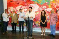 Acto de apertura de la muestra