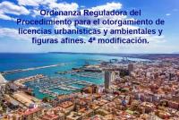 Ordenanza Licencias. 4ª modificación - Concejalía Urbanismo Alicante
