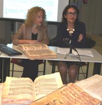 Gemma María Contreras y Gloria Vara presidieron la presentación de los trabajos de restauración
