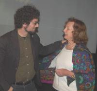 El concejal Daniel Simón, con Rosina Gómez - Baeza en Cigarreras