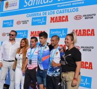 Marisa Gayo, con los vencedores del 10K