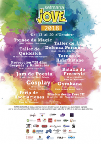 Semana Jove 2018Consell Joventut Alacant 