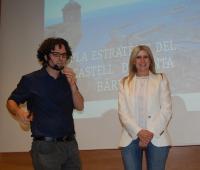 Simón y Eva Montesinos, en la presentación del Plan Estratégico del Castillo de Santa Bárbara, en junio de 2016