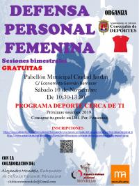 Cartel Defensa Personal Noviembre