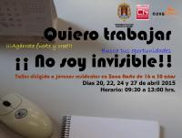 Taller de búsqueda de empleo &#039;Quiero trabajar, no soy invisible&#039;