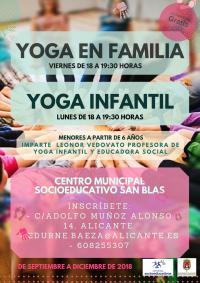 Yoga familiar en San Blas