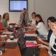 En la imagen, Marisa Gayo, con el comité en pleno trabajo. En la imagen, Marisa Gayo, con el comité en pleno trabajo.