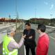 El alcalde visita las obras finalizadas de Isla de Corfú