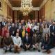 Foto de familia en el Salón de Plenos