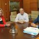 El alcalde Luis Barcala, la concejala Marisa Gayo y el federativo Damián López