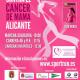 Cartel de la carrera contra el cáncer de mama