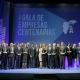 Los premiados en la gala posaron en una foto de familia.