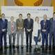 Luis Barcala, alcalde de Alicante, y Carlos Mazón, presidente de la Diputación, junto a miembros de la corporación municipal en las Jornadas sob...
