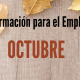 Formación para el Empleo Octubre 2019 Formación para el Empleo Octubre 2019