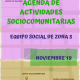 Agenda Actividades Zona Sur Noviembre 2019