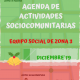 Agenda Actividades Zona Sur diciembre 2019