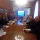 Imagen de la reunión con las Juntas de Distrito en la presentación del proyecto para revalorizar el Castillo Santa Bárbara