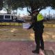 La Policía Local refuerza con carteles los cierres de los parques públicos, juegos infantiles y aparatos biosaludables de Alicante