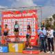 El alcalde y el concejal de Deportes, en la entrega de trofeos de la pasada edición del campeonato de Triatlón  