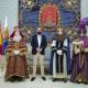Los Reyes Magos con el concejal de Fiestas Manuel Jiménez