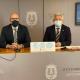 Los concejales Manuel Villar y Antonio Manresa, en la Rueda de Prensa tras la Junta de Gobierno Local