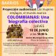 Proyección audiovisual: Colombianas
