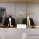 Los portavoces del equipo de gobierno del Ayuntamiento de Alicante, Antonio Manresa (der) y Manuel Villar (izq), en rueda de prensa informativa de ...