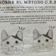 Cartel alusivo al control de colonias felinas 
