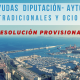 Resolución provisional ayudas Plan Diputación Ayuntamiento Alicante