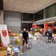 Bomberos de Alicante en el acto de entrega de las aportaciones solidarias Bomberos de Alicante en el acto de entrega de las aportaciones solidarias