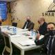 Antonio Pera, concejal de Innovación, en una reunión del  del Plan estratégico Smart City Alicante 2.0