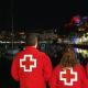 Alicante ilumina de rojo el Castillo de Santa Bárbara en homenaje por el Día Mundial de Cruz Roja 