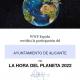 Certificado por la participación de Alicante en la Hora del Planeta 