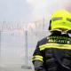 Bombero de Alicante en la mascletà