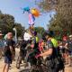 José Ramón González en la ruta en bicicleta para conocer las Hogueras