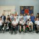 El alcalde, Luis Barcala junto al equipo Xaloc Alacant Powerchair