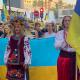 La concejala de Comercio, Lidia López en la celebración del 31 aniversario de la independencia de Ucrania 