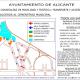 Plano de accesos al cementerio municipal el día de Todos los Santos