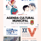 Cartel anunciador de la Agenda Cultural del 17 de febrero de 2023