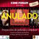 Cartel Cine Forum ANULADO